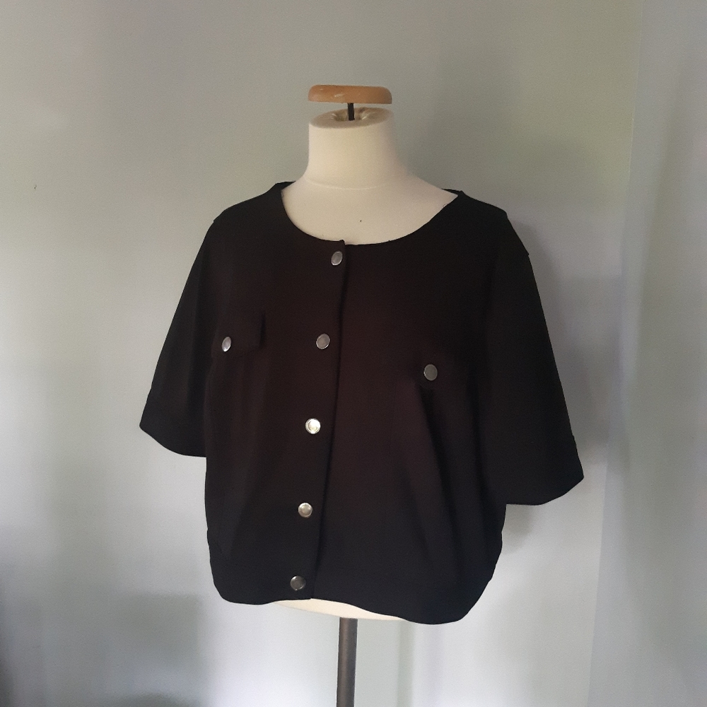 Michel Studio Collection Women's short sleeves jacket Size 24